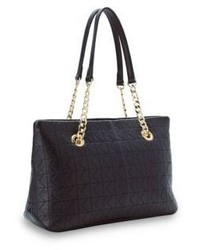 Karl Lagerfeld Quilted Lamb Leather Tote Bag