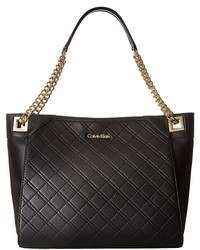 Calvin Klein Quilted Lamb Tote