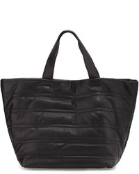 Neiman Marcus Quilted Large Tote Bag Black