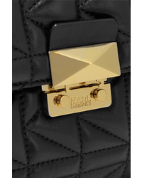 Karl Lagerfeld Quilted Leather Tote