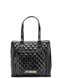 Love Moschino Quilted Logo Tote