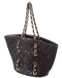 Chanel Quilted Mini Chain Tote