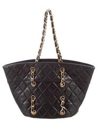 Chanel Quilted Mini Chain Tote