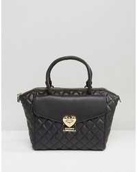 Love Moschino Quilted Winged Tote Bag