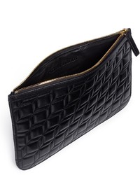 Pierre Hardy Medium Cube Quilted Leather Pouch