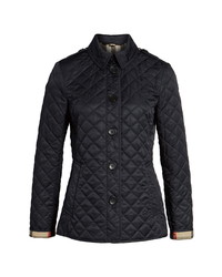 Black Quilted Lightweight Puffer Jacket