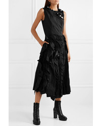 Moncler Genius 4 Simone Rocha Embellished Ruffled Shell Dress