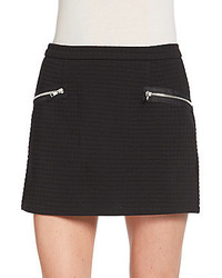Saks Fifth Avenue RED Quilted Mini Skirt
