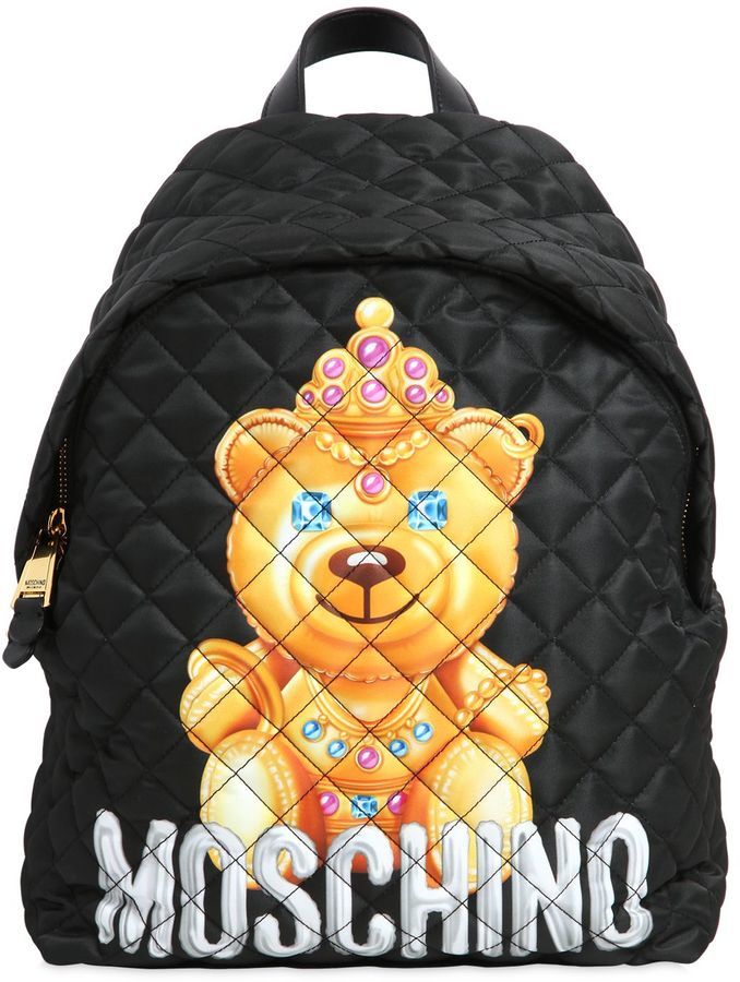 moschino backpack bear