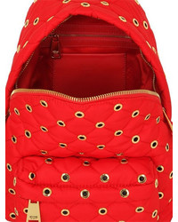 Moschino Small Eyelets Quilted Nylon Backpack