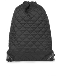 Topshop Quilted Drawstring Backpack