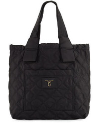 Marc Jacobs Quilted Nylon Knot Tote Bag Black