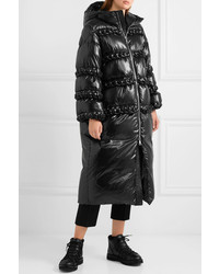 Moncler Genius 6 Noir Kei Ninomiya Stitched Quilted Shell Down Coat
