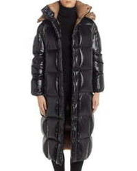 Moncler Parnaiba Long Quilted Down Puffer Coat