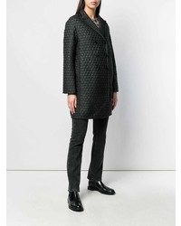 Ermanno Scervino Quilted Double Breasted Coat