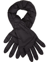 Chen Peng Black Down Lovers Cuddle Scarf