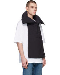 Off-White Black Padded 3d Zip Scarf