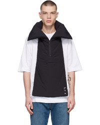 Off-White Black Padded 3d Zip Scarf