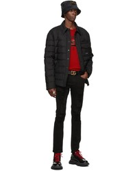 Dolce & Gabbana Black Down Quilted Jacket