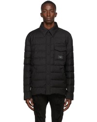 Dolce & Gabbana Black Down Quilted Jacket