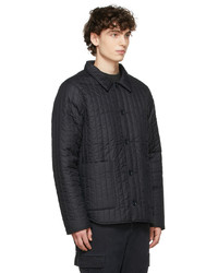 Officine Generale Black Quilted Theo Jacket