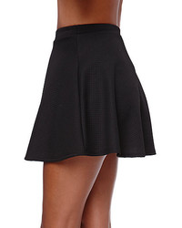 La Hearts Quilted Skater Skirt