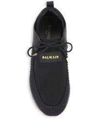 Balmain Quilted Slip On Sneakers