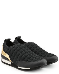 Balmain Quilted Slip On Sneakers