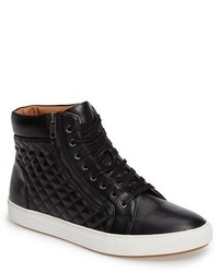 Black Quilted Sneakers