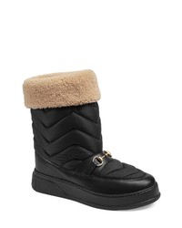 Gucci Horsebit Faux Quilted Snow Boot