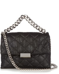 Stella McCartney Beckett Classic Quilted Faux Suede Bag