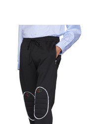 Gucci Black Jersey Loose Jogging Lounge Pants