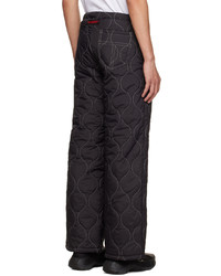 Tombogo Black Quilted Double Knee Trousers