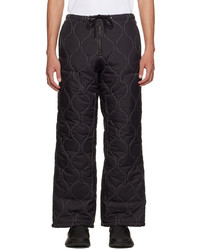 Tombogo Black Quilted Double Knee Trousers