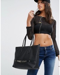 Versace Jeans Quilted Tote Bag