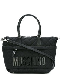 Moschino Quilted Logo Tote Bag