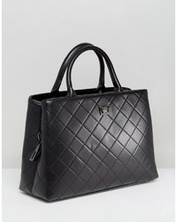 Marc B Quilted Tote Bag With Chain Handle