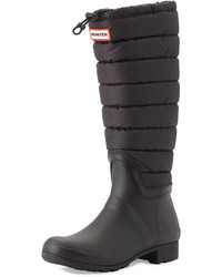 Hunter Boot Original Quilted Rain Boot Black