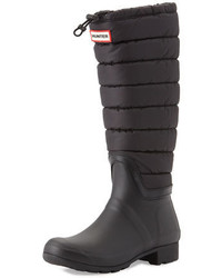 Hunter Boot Original Quilted Rain Boot Black