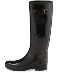 Hunter Boot Original Refined Gloss Rain Boot Black