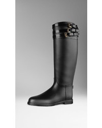 Burberry Belted Equestrian Rain Boots