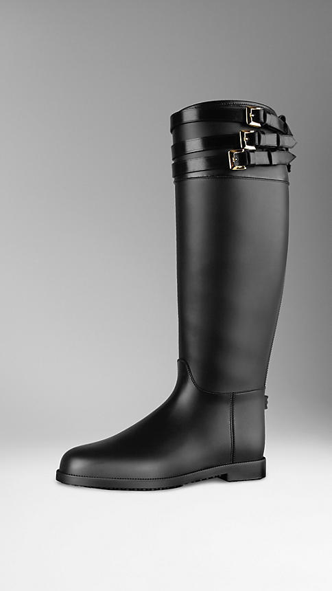 rain boots burberry