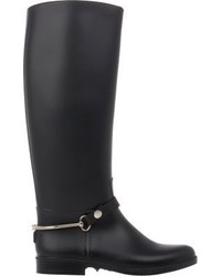 Barneys New York Knee High Rain Boots Black