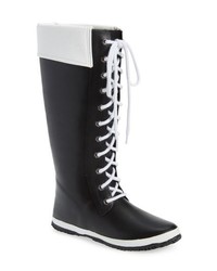 dav Lace Up Rain Boot