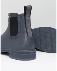Hunter Original Pulltab Wellington Boots In Black