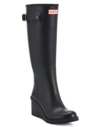 Hunter Original Refined Mid Wedge Tall Rain Boots