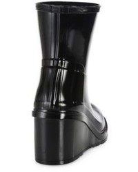 Hunter Original Refined Short Mid Wedge Gloss Rain Boots