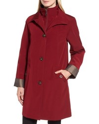 Gallery A Line Raincoat With Detachable Hood Liner