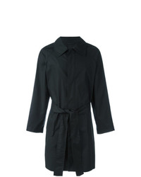 Ann Demeulemeester Grise Belted Raincoat Black