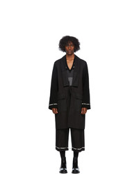 Undercover Black Canvas Robe Coat